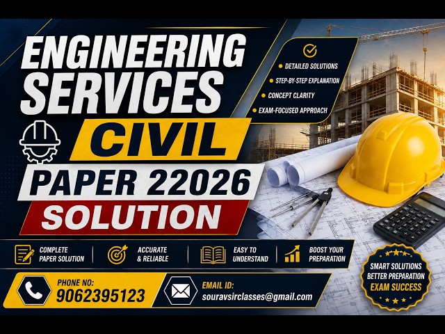 UPSC ESE Civil Engineering Paper II 2026 Solutions | Step-by-Step Mains PYQ Analysis #ESE2026