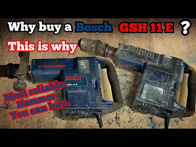 Which is the most reliable demolition hammer you can buy? Repairing the Bosch GSH11E soon tell you.