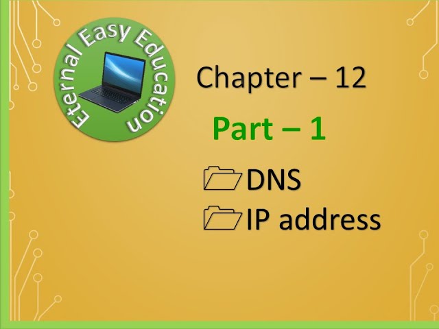 TN 12th computer application chapter 12 DNS (part 1 IP address)