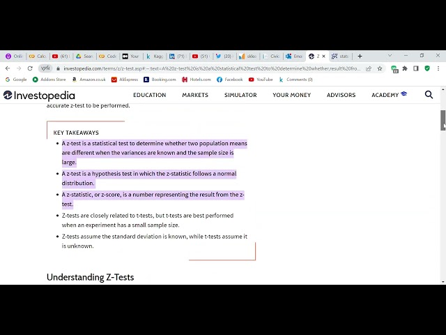 Code review - Z Test using statsmodels