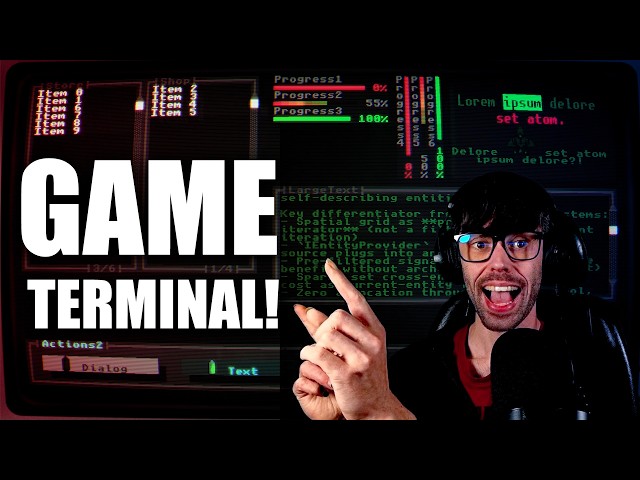 I Built a Retro Terminal UI and Used It as PowerPoint