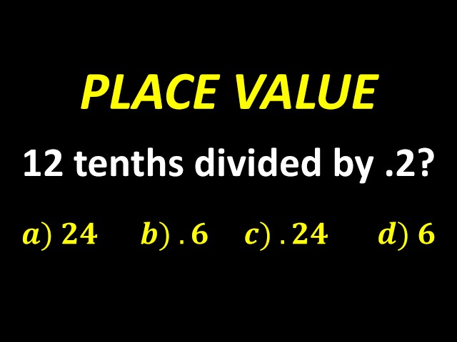 Test Your Basic Math Skills With This Place Value Question