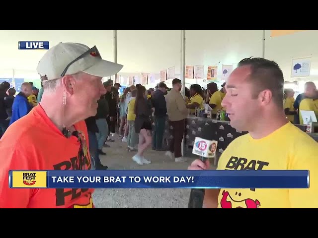 WMTV’s Brian Doogs speaks with Tim Metcalfe about Brat Fest turnout