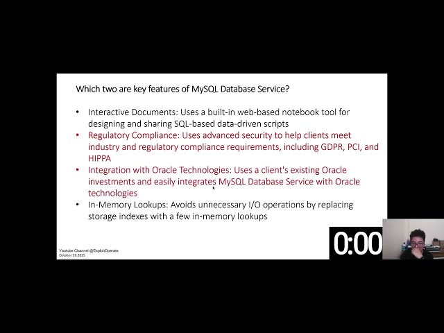 Oracle Data Platform 2025 Certified Foundations Associate | 1Z0-1195-25 | October 27, 2025
