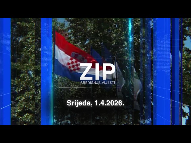 ZIP - 1.4.2026. - SREDIŠNJE VIJESTI Z1 TELEVIZIJE