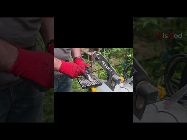 DIY welding hammers - using hammer drill bits #wismods #edc #diy  #shorts