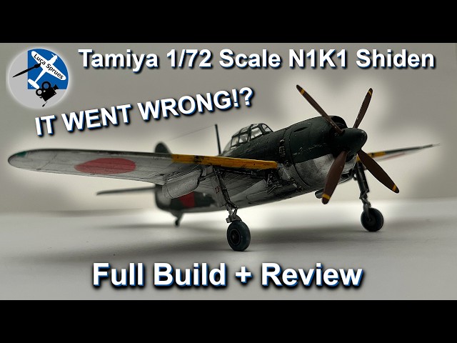 I Tried to Weather Tamiya's Shiden... It Went Wrong! | 1/72 Kawanishi N1K1 Full Build