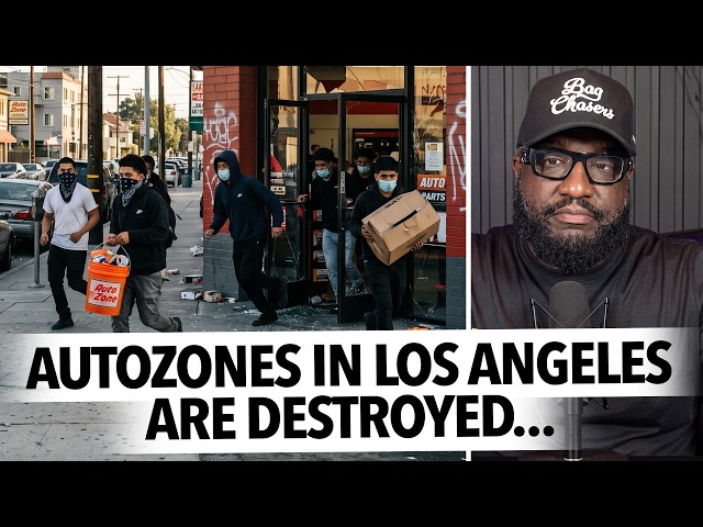 "Police Don't Arrest In Los Angeles Anymore..." Street Takeovers and 5 AutoZone Stores Are Looted 😔
