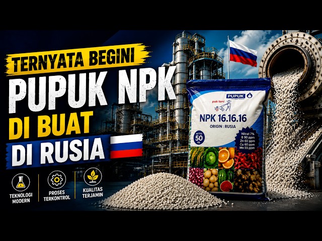 Ternyata Begini Pupuk NPK Ribuat Ri Rusia #teknologiproduksi #pupuk #npk #pembuatanpupuk