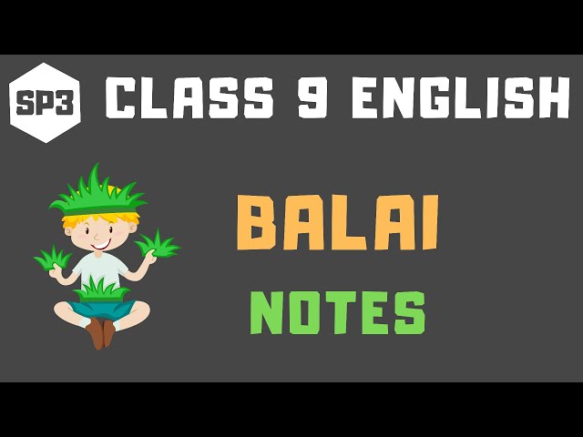Class 9th English ¦ Unit - 3 Supplementary ¦ Balai ¦ Kseeb Solutions  ¦ Rapid Learn