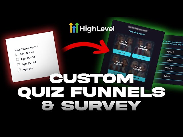 Create Custom Stylized GoHighLevel Quiz Funnels & Surveys With AI! (NO Coding Experience Required!)