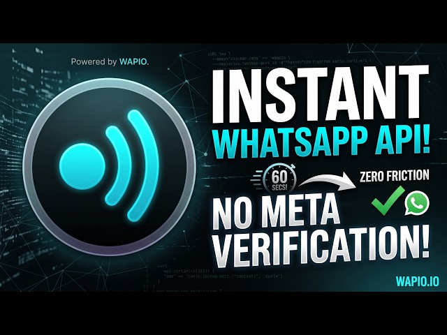 The WhatsApp API Built for Developers (No Meta Verification Needed)