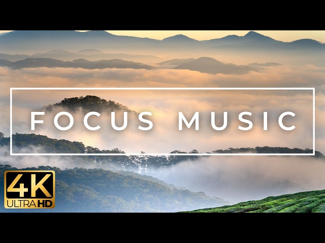 Coding Music – Floating in the Clouds 4K ☁️ 3 Hours of Ambient Music for Programming & Deep Focus