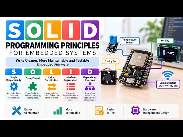 SOLID Programming Principles for Embedded Systems: A Beginner Engineer's Guide with Practical