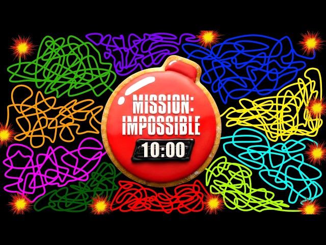 10 Minute Timer Bomb MISSION IMPOSSIBLE COOKIE 🍪