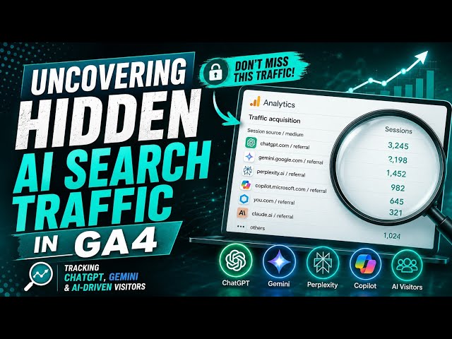 Uncovering Hidden AI Search Traffic in GA4 | Tracking ChatGPT, Gemini & AI-Driven Visitors | Uplatz