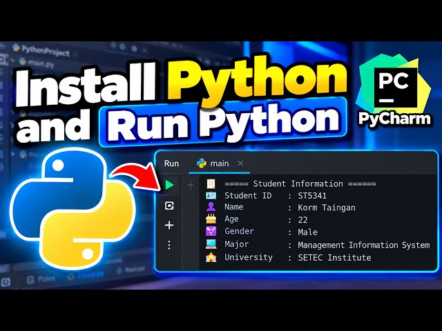 Install Python and run python