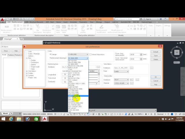 AutoCAD Structural Detailing ( 2015 intro and settings)