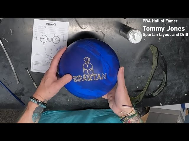 Ebonite Spartan | Tommy Jones Layout + Drilling ASMR