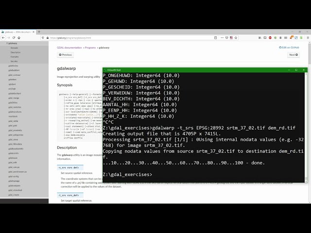 Tutorial: Introduction to the Geospatial Data Abstraction Library (GDAL)