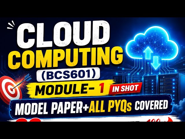 CLOUD COMPUTING MODULE-1 BCS601