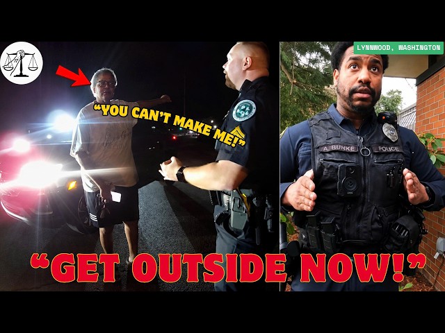 Cop Orders “GET OUTSIDE NOW” Before His Own Side Backs Down| ID Refusal Pro