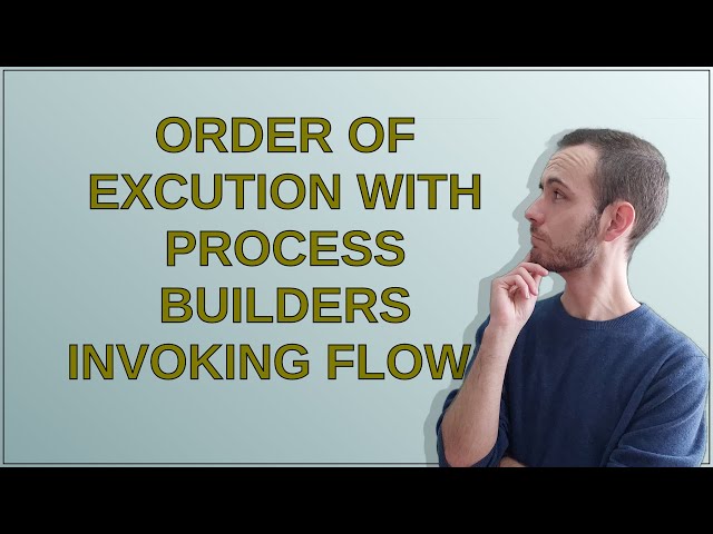 Order of Excution with Process Builders Invoking Flows