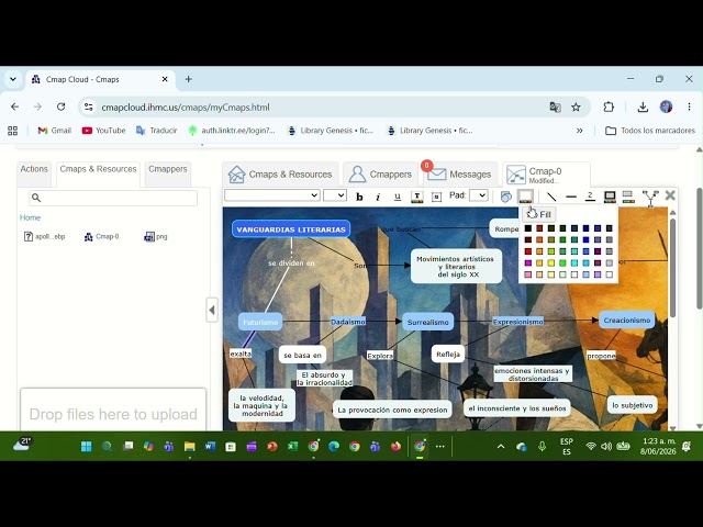 Cómo crear un mapa conceptual en Cmap Cloud