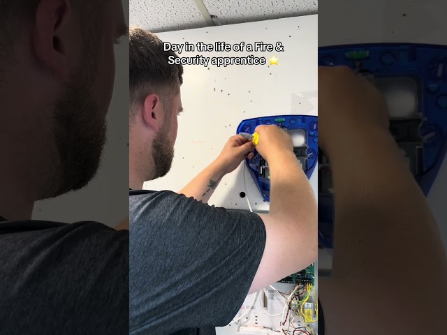 Check out our website to get started! #apprenticeship #fireandsecurity #dayinthelife