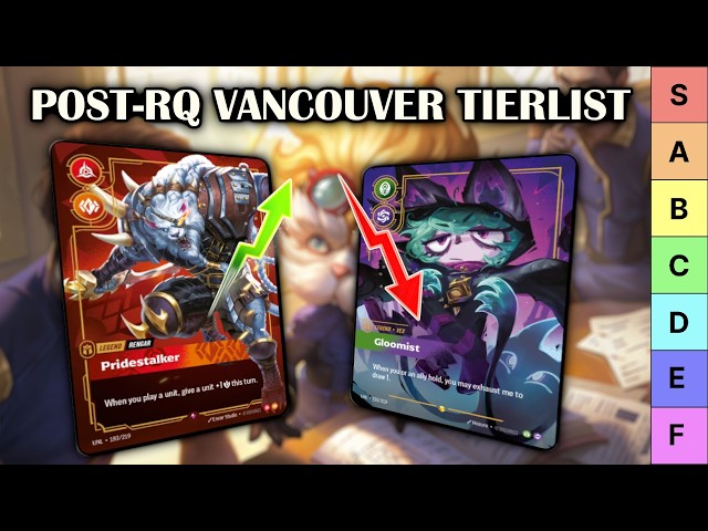 Which Legends Should You Play After RQ Vancouver! | Riftbound Tierlist | Metagame Monday