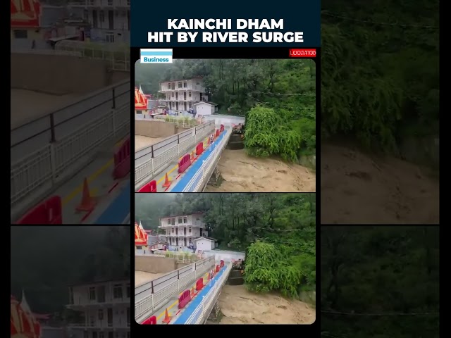 Nainital: Shipra River Swells Near Kainchi Dham After Heavy Rain, Raising Flood Concerns