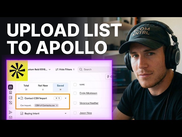 How to Upload Customer List to Apollo.io (2026) | Step-by-Step