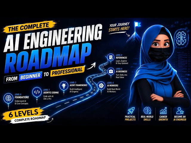 AI Engineering Roadmap 2026  Complete Beginner to Professional Course
