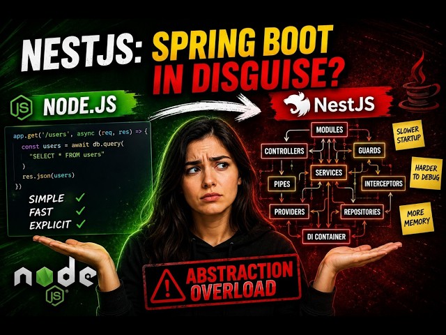 Why Some Engineers Are Moving Away from NestJS. The Problem with NestJS Nobody Talks About