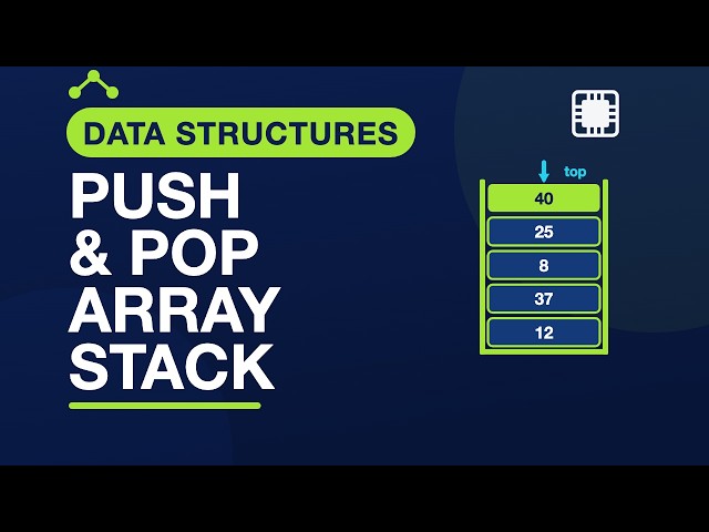 6.5 Push and Pop — Array Stack — Data Structures in C