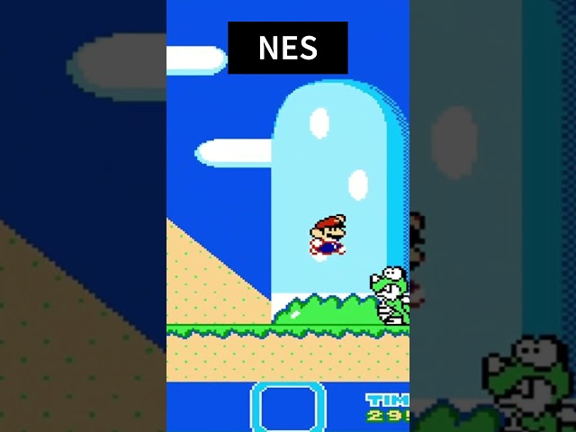 Evolution of Super Mario World GAME OVER Screens