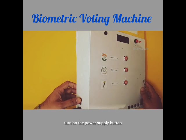 🔐 Biometric Voting Machine | Fingerprint Based Voting System |Fingerprint Authntication with arduino