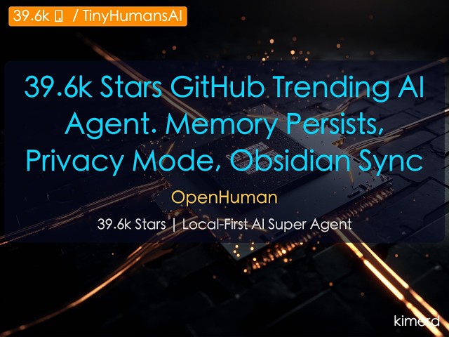OpenHuman Deep Research: 39.6k Stars Local-First AI Super Agent by TinyHumans