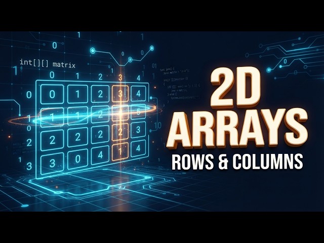 Array جوه Array؟! افهم 2D Arrays في Java