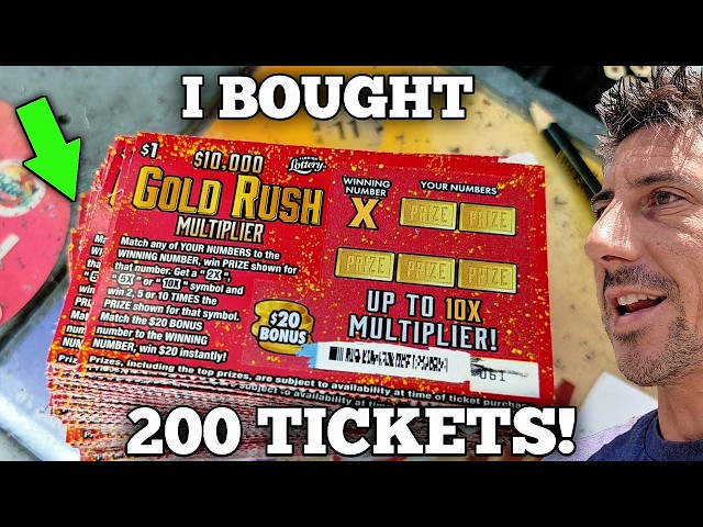 I Bought 200 $1 Scratch Off and Won This Much
