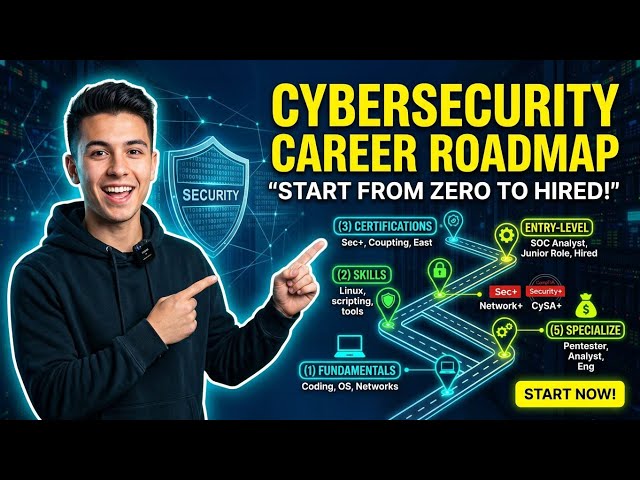 How to start a Cybersecurity Career in 2026 (step-by-step)