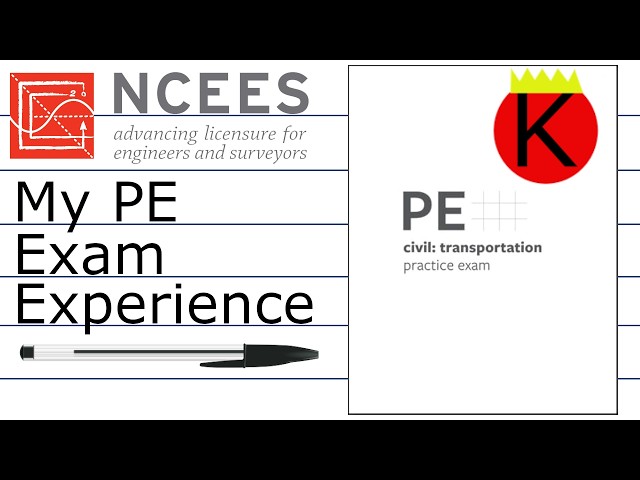 My PE Exam Experience | PE Civil Exam with Transportation Emphasis