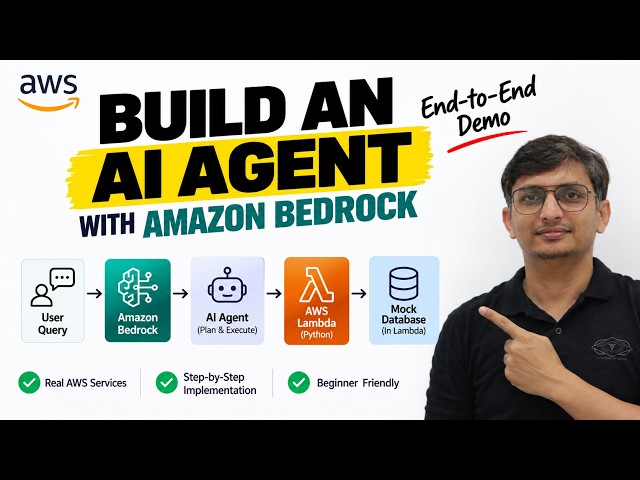 Build Your First AI Agent on AWS with Amazon Bedrock | Complete Tutorial
