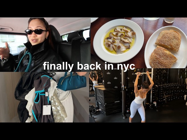 spring in new york 🗽⋆｡°✩ making plans, cute new spots, catching up!