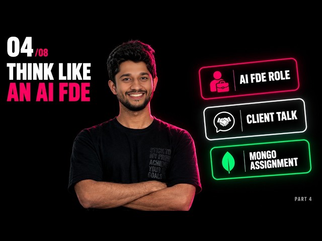 What is the AI FDE Role? Client Talk, Problem Solving | FDE with Pydantic AI for Beginners #04