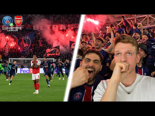 THE MOMENT PSG WIN ON PENALTIES vs ARSENAL