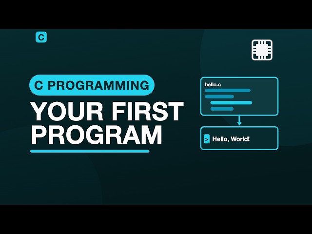 Your First C Program — Programming with C | 1.3