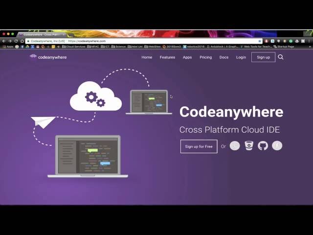 How to create a Codeanywhere account