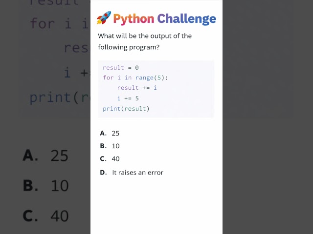 Python Quiz Challenge