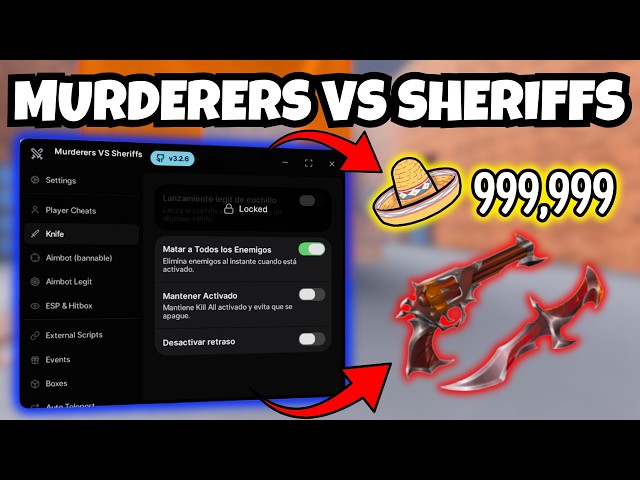 🗡️SCRIPT PARA DUELS MURDERERS VS SHERIFFS🔫   |👻INVISIBILIDAD👻  |🔥AUTO WIN🔥|😱WALLHACK😱|